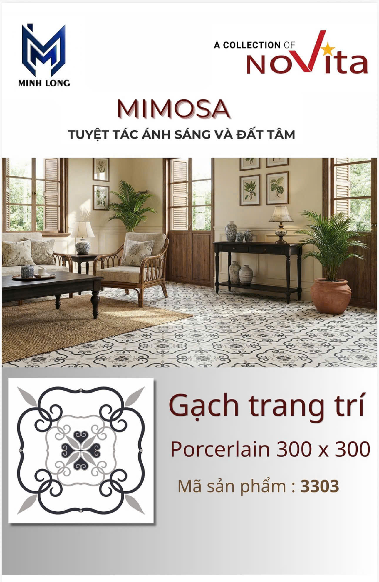 Gạch ốp lát tổng hợp 300X300
